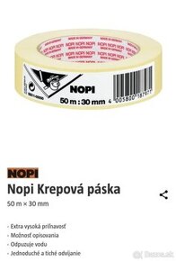 Lepiace pásky NOPI & TESA