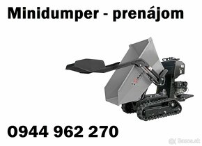 Minidumper - PRENÁJOM - 1