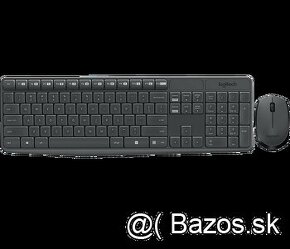 Logitech Wireless Combo MK235 CZ sivá