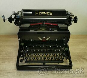 Starožitný písací stroj HERMES model 5 z roku 1940