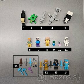 LEGO Minecraft Minifigúrky