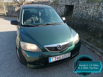 Mazda 2,1.3i 55.Kw R. V. 2004 Top Stáva Cena 1200.€