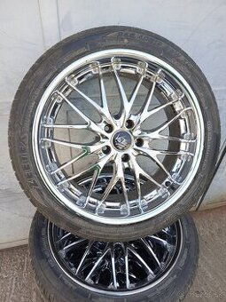 Predám Chromové Kóla 5x112 R19 Voltec Barracuda