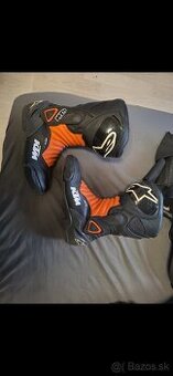 Topanky 2023 KTM S-MX6 V2 BOOTS (BLACK/ORANGE) alpine stars