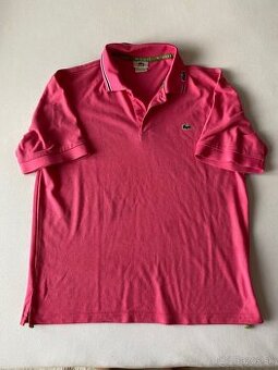 Lacoste polokošeľa ružová L unisex