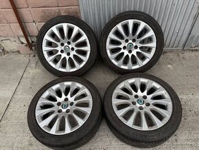 17" Elektrony SKODA 5x112 s letnymi pneu 225/45 R17 - 1