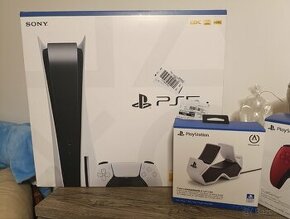 Sony PlayStation 5 Blu-Ray + Herný volant + SSD disk 1TB