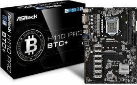 ASROCK H110 Pro BTC+ Nový kus originál zabalený