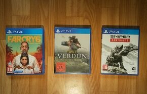 HRY PS 4   FAR CRY 6 , VERDUN , Sniper Contracts