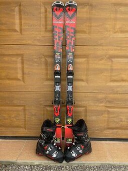 zjazdové lyže Rossignol Hero Limited 152cm + topánky