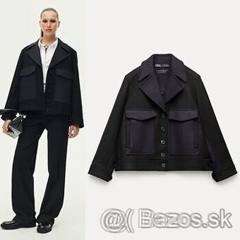 Zara oversize kabatik v. XS novy