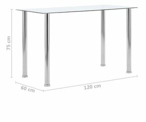 Kuchynský skleneny jedalensky stol