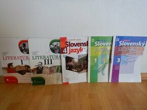 učebnica SJ 4 pre SŠ a Literatúra I pre SŠ