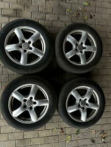 Predám zimnú sadu AL disky 5x120 na Vw t5 t6 pneu 235/55 r17 - 1