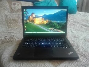 Lenovo T440P. i7-4 Jadro. Nový SSD 256 GB. RAM 12 GB. 14“FHD - 1