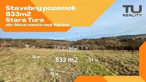 Stavebný pozemok 833m2, Stará Turá - Trávniky, okr.Nové...