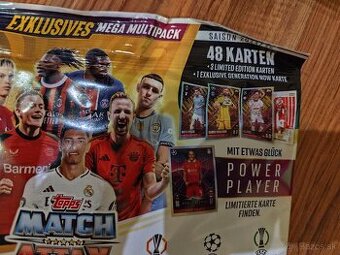 Futbalové kartičky Match Attax 2024/25 Mega Multipac