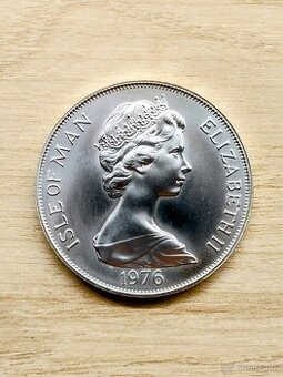 1 koruna 1976 Isle of Man Deň nezávislosti