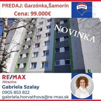 PREDAJ: GARZÓNKA, ŠAMORÍN