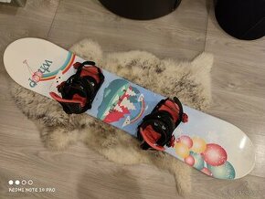 Snowboard 128 cm s viazaním ÚPLNE NOVÉ - 1