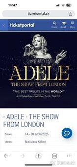 ADELE the show fromLondon