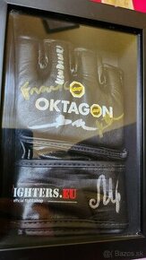 Oktagon MMA rukavica s podpismi - 1