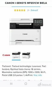 Canon i-SENSYS MF651Cw - 1