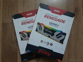 64GB Kingston FURY 6000 DDR5 CL32 Renegade RGB, 2ks