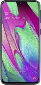 Samsung Galaxy A40 64GB Black (Dual SIM + MicroSD) TOP stav