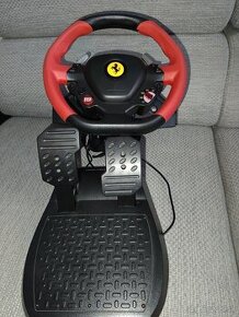 Herný volant s pedálmi Xbox Ferrari