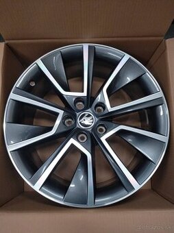 18" originál sada alu ŠKODA + zimné 225/45 18. - 1