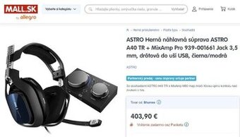 Profi Astro A40 TR + MixAmp Pro TR zosilňovač a VARR 4in1 GA - 1