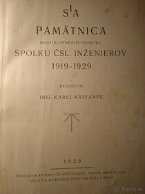 Pamatnica bratislavského odboru Spolku čsl. inžinierov - 1