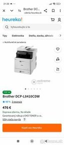 Brother DCP L8410CDW multifunkčné zariadenie NOVE