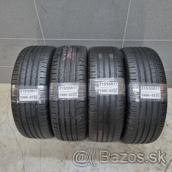 Letné pneumatiky 215/55 R17 CONTINENTAL DOT2018