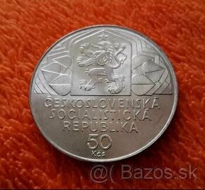 Strieborná mince 14 zjazd KSČ