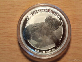 Australian Koala 2012 1/2 Oz − Investičné striebro Austrália