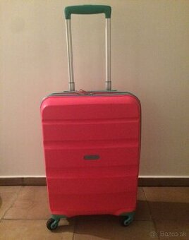 Predam kufor ruzovy American Tourister Bon Air 4W S kabínový