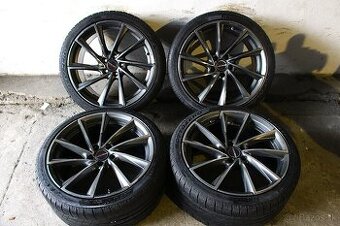 19"--ORIGINAL---BORBET---AUDI A4---5x112 R19--ZIMNA SADA