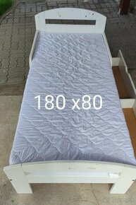 Študentská posteľ 180x80 s madracom