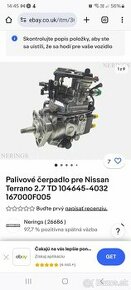 Kúpim palivové cerpadlo terano2 74kw