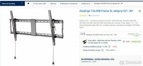 AlzaErgo TXL05B Frame XL sklopný 43"– 90"