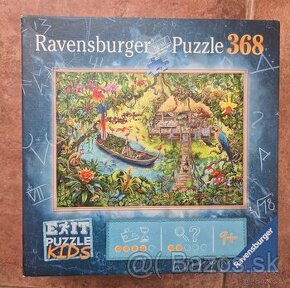 Puzzle Ravensburger Exit Kids - Expedícia do džungle (368ks) - 1