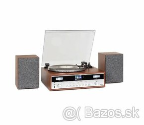 Birmingham HiFi Stereo-System - Gramofón, CD, USB, Bluetooth