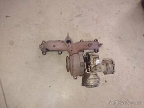 turbo, turboduchadlo motor 1.9 tdi 77kw octavia 2 PD