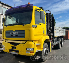 6x4 MAN 5.8m valník+HR HIAB - 1