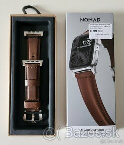 Apple watch remienok Nomad Traditional Band koza - 1