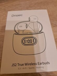 Drsaec J52 bezdrôtové Earbuds. BT 5.3. Hi-Fi.