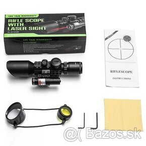 Puškohlad s laserovým zameriavačom M9 LS3-10x42E- 11mm-20mm - 1