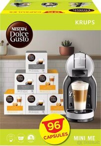 Predám Kávovar Krups Mini Me + 96 kapsulí Nescafé